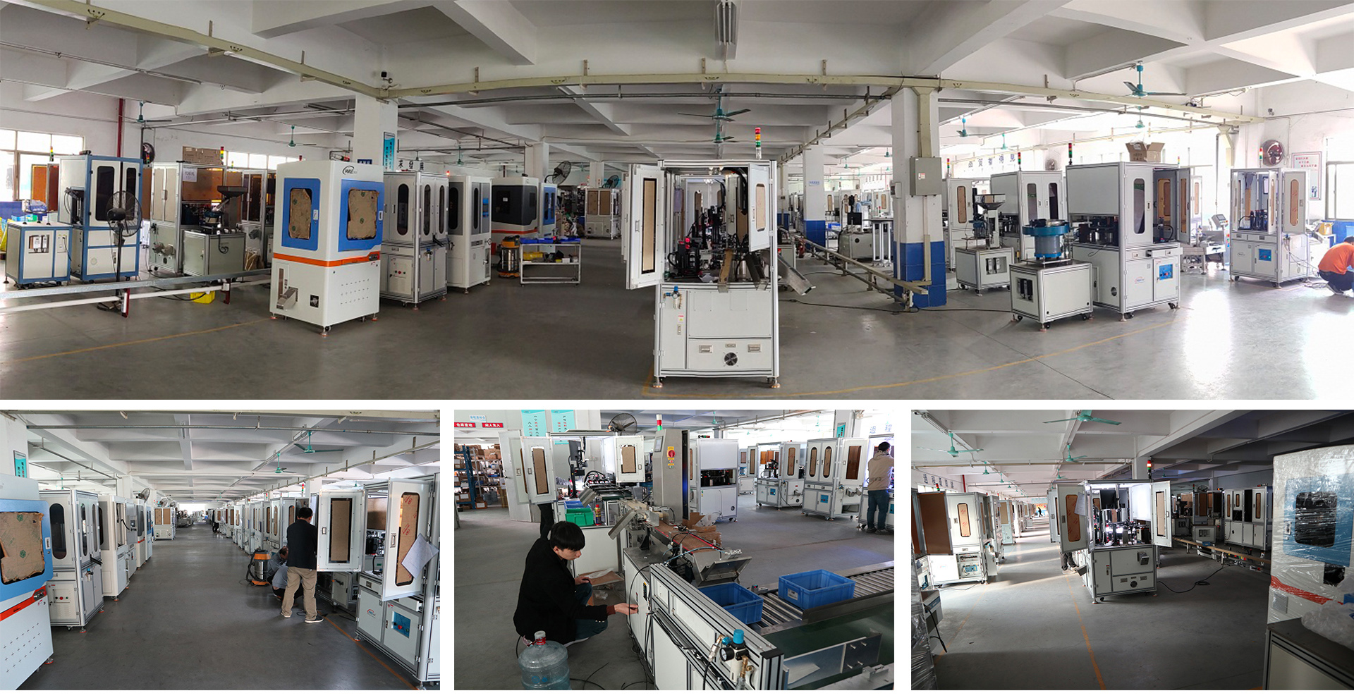 瑞智光電視覺(jué)檢測(cè)設(shè)備裝配調(diào)試車間